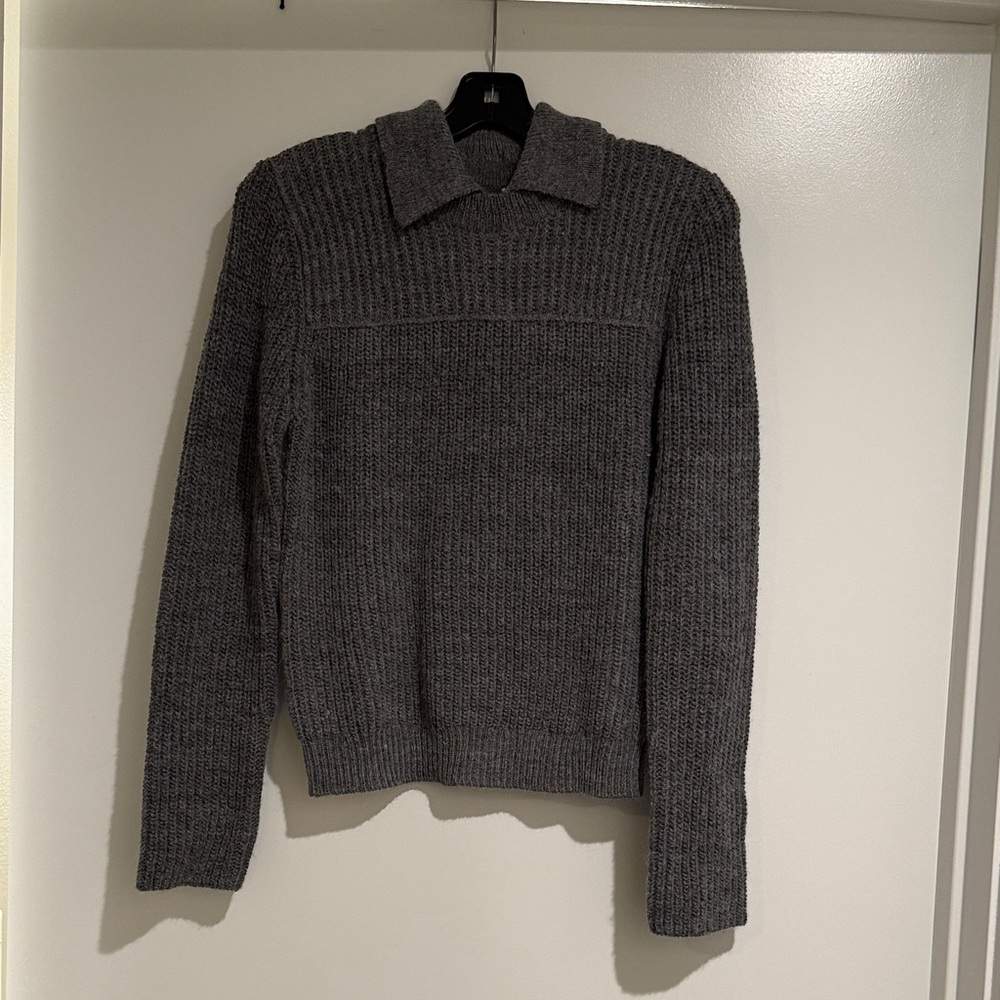rag & bone Gray Crew Neck Sweater